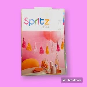 Spritz Pink & Orange Party Tassel Garland